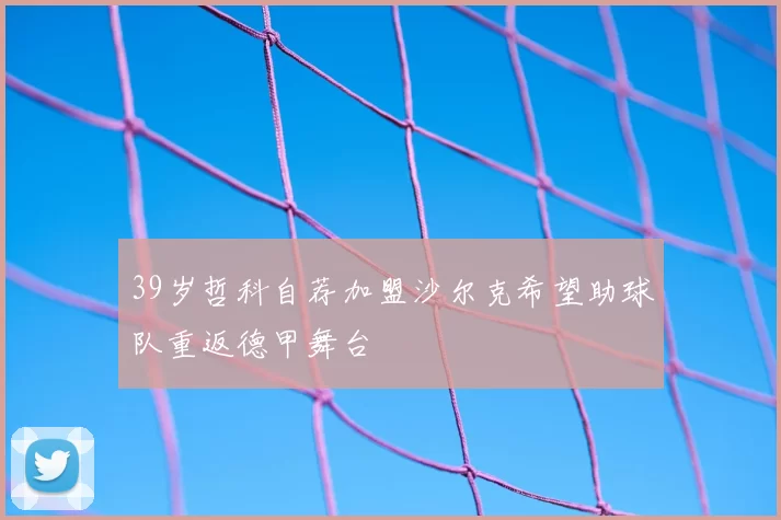 39岁哲科自荐加盟沙尔克希望助球队重返德甲舞台