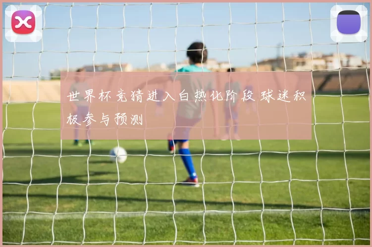 世界杯竞猜进入白热化阶段 球迷积极参与预测